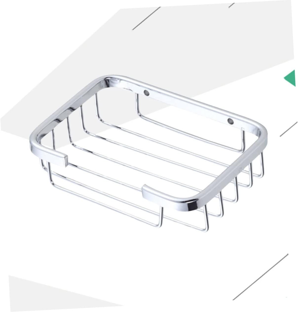 Wall Mount Soap Holder Brushed Aluminum Bath Organizer