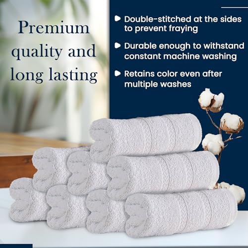 HALLEY Turkish 8 Pack Premium Bath Towels Set