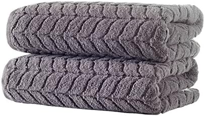 BAGNO MILANO Turkish Cotton Bath Towel Set 6 pcs Gray