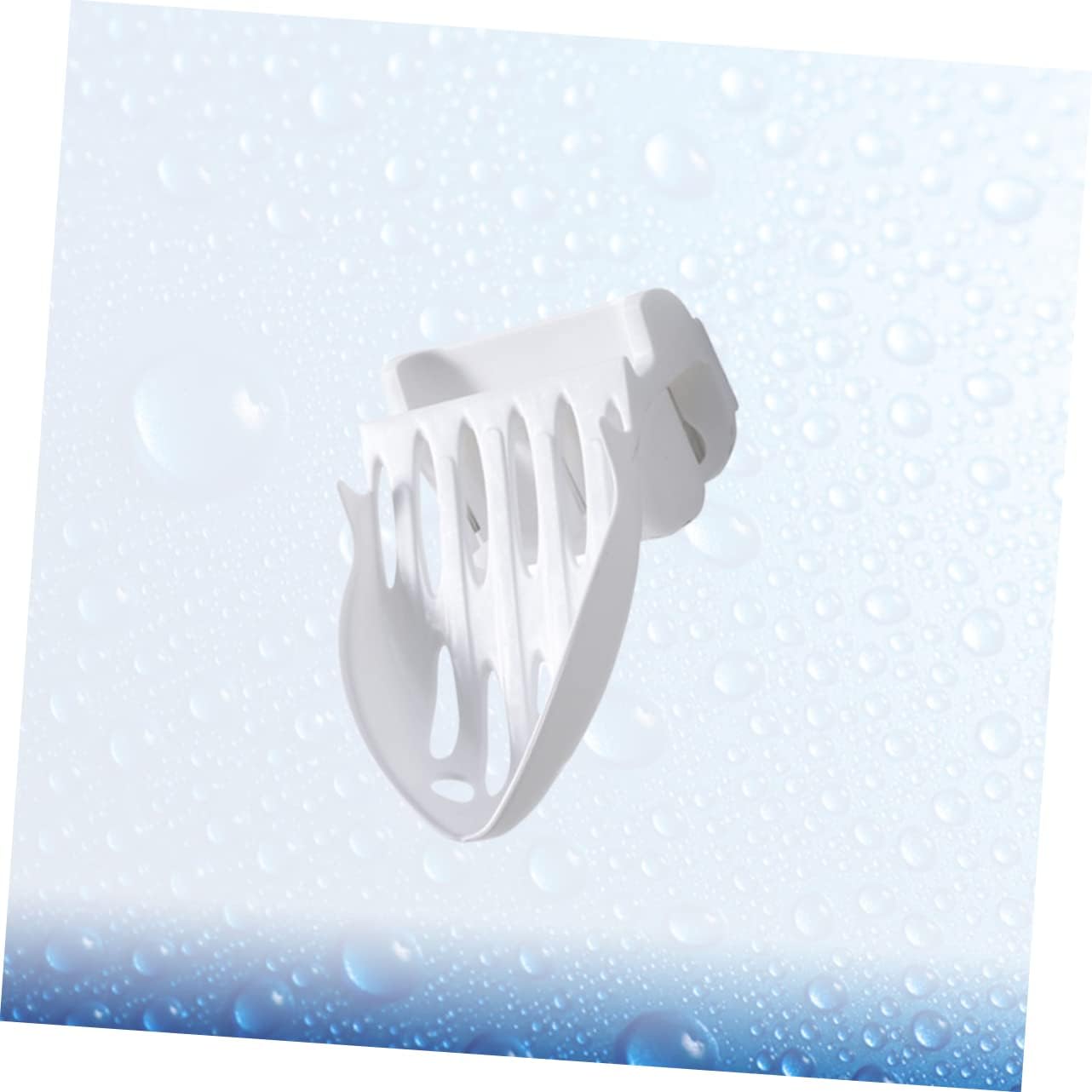 FELTECHELECTR Wall-Mounted Soap Dish Holder White for Tiles Walls Glass
