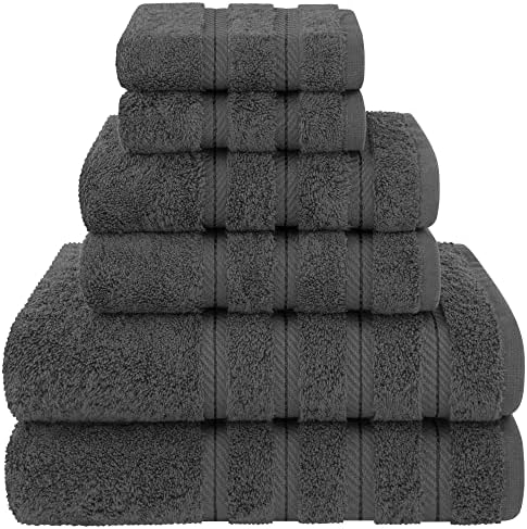 American Soft Linen X Large XX Large Robe and 6-Piece Towel Set