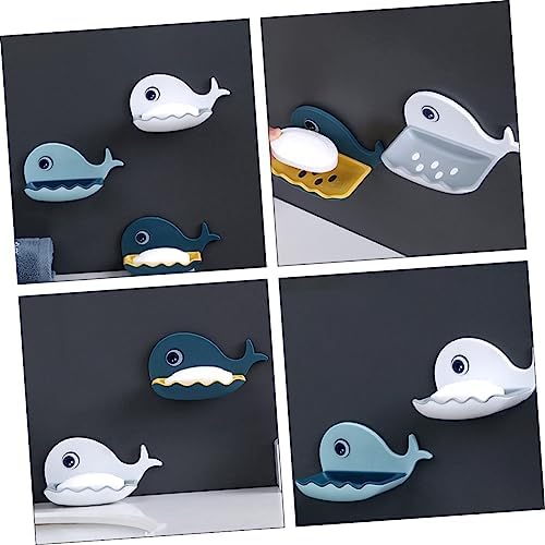 IMIKEYA Whale Shape Soap Holder Wall Mount