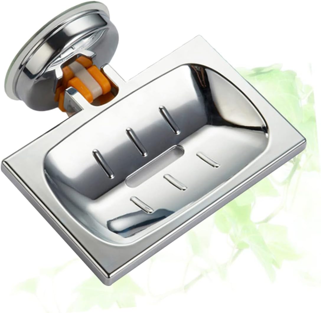 LIFKOME Wall Mounted Soap Holder with Hollow Carved Design