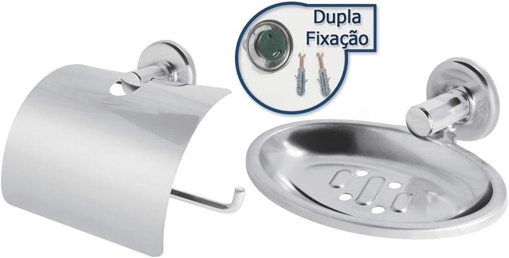 Tanko Shop Bathroom Kit with Double Fixing Soap Dish