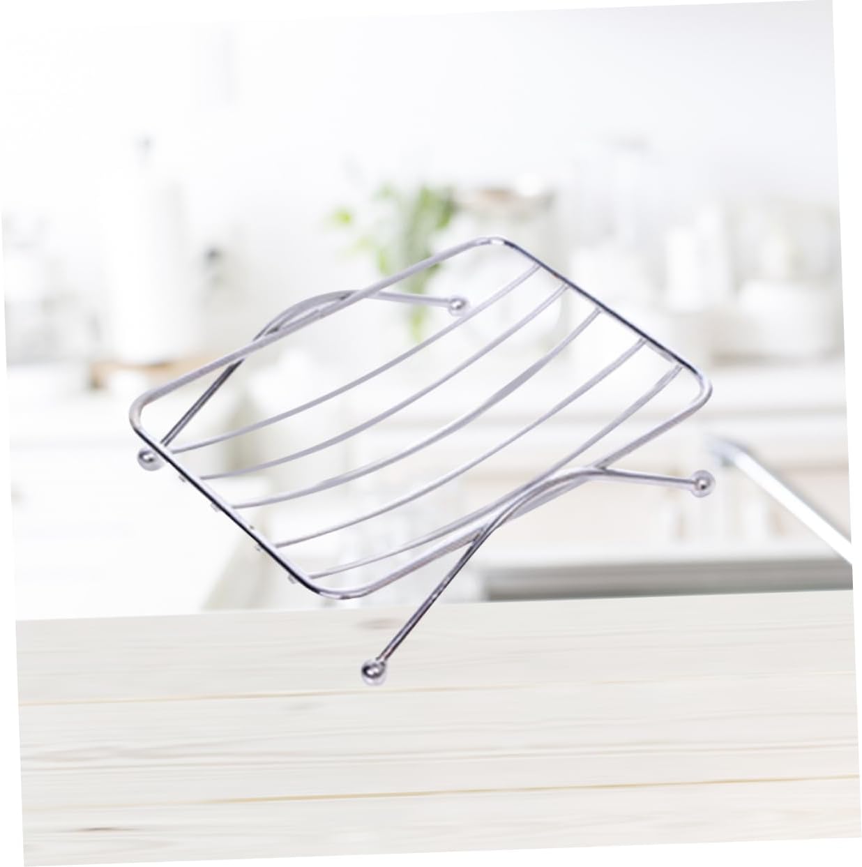 ABOOFAN Stainless Steel Square Soap Holder Wall Mount