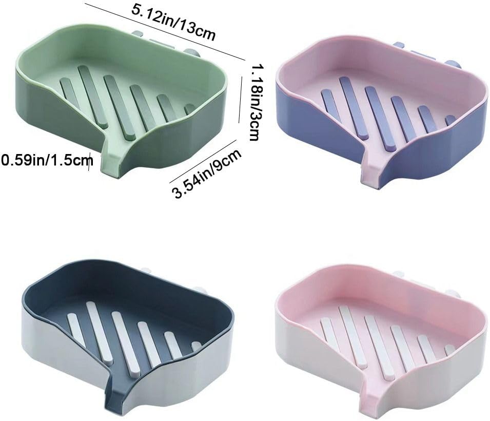 Double Layer Soap Holder with Raised Design