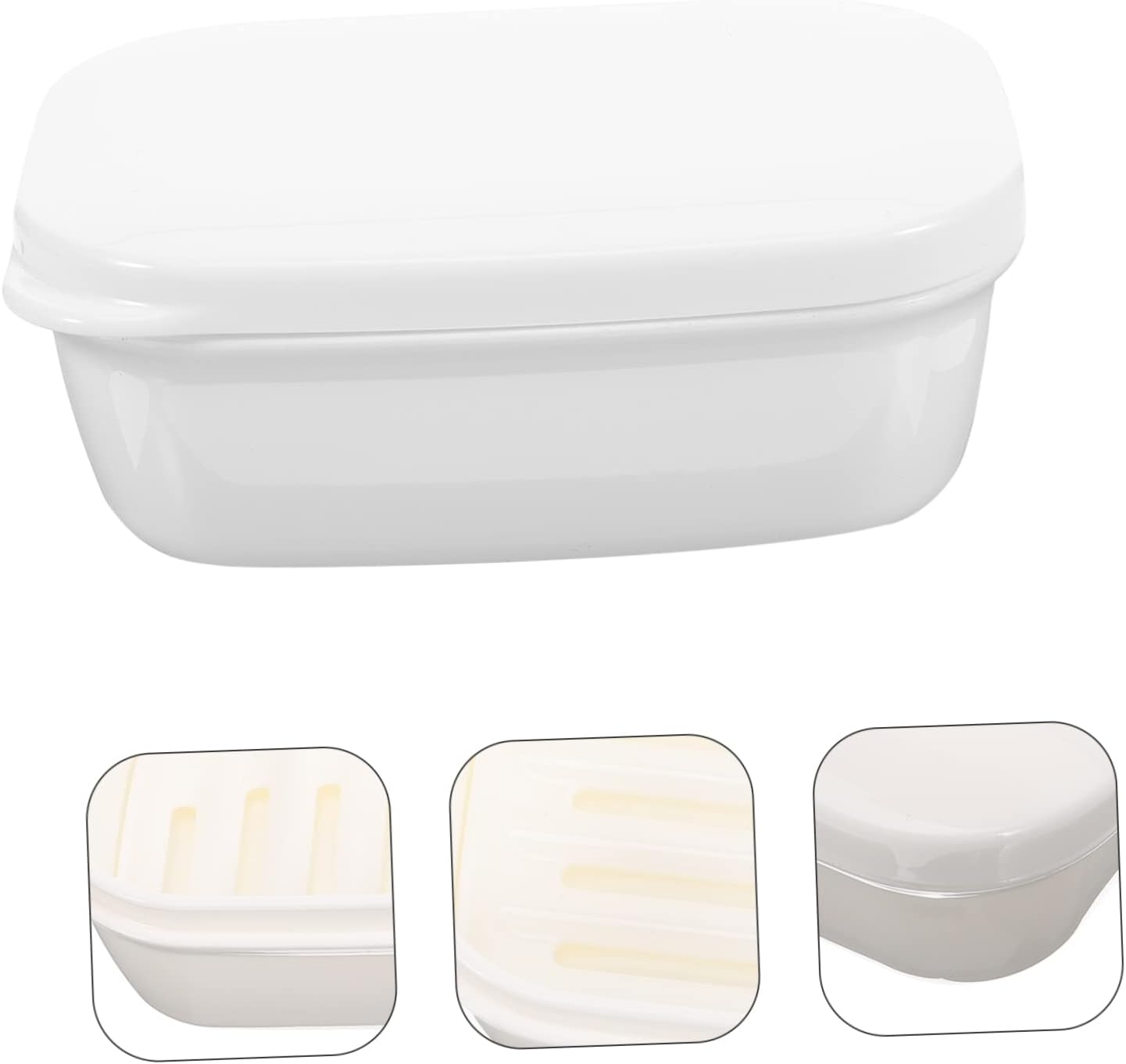 Alipis Compact Travel Soap Storage Box