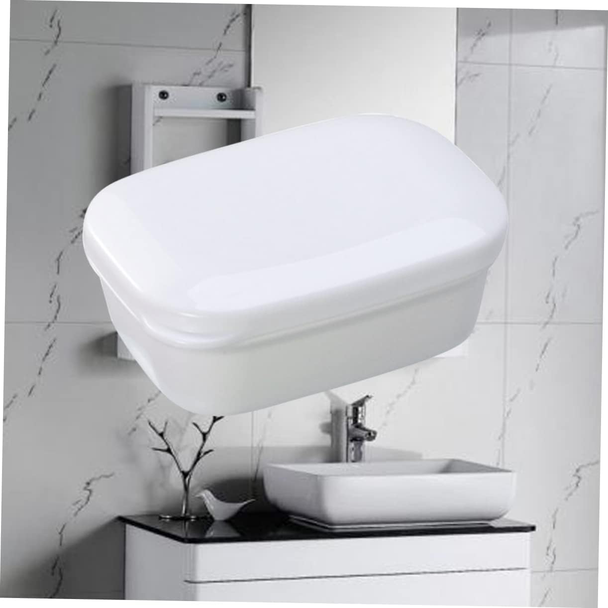 LIFKICH Portable Leakproof Soap Dish with Drain