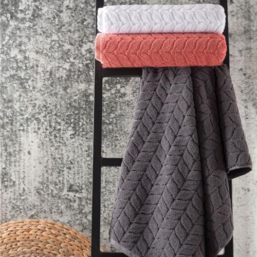 BAGNO MILANO Turkish Cotton Bath Towel Set 6 pcs Gray