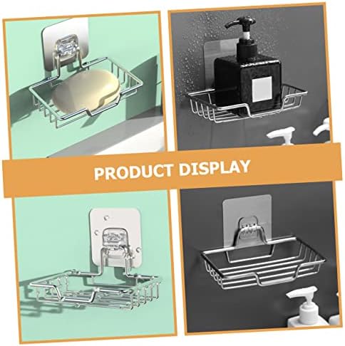 Alipis Stainless Steel Wall Mount Soap Holder for Shower and Sink