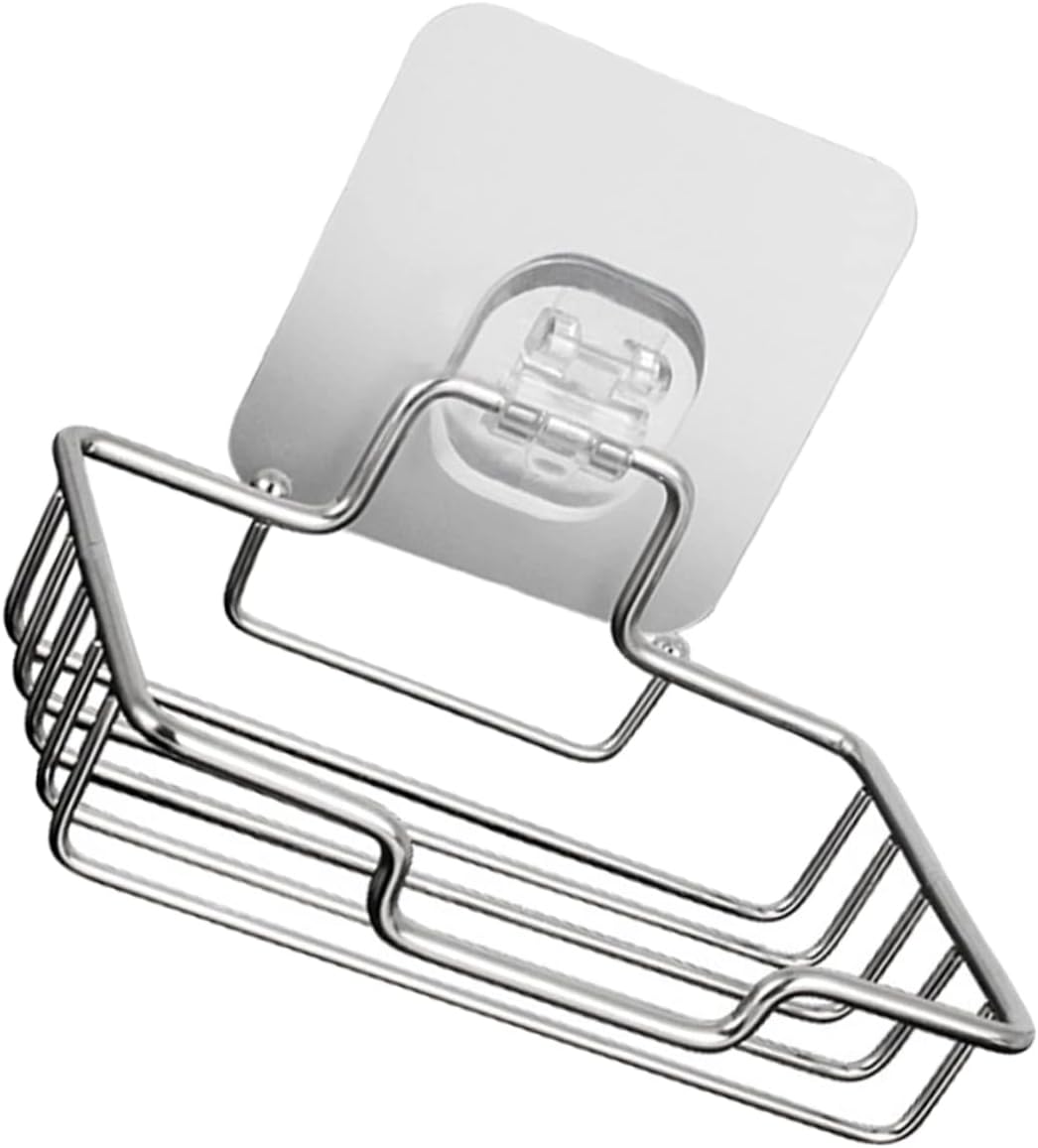 Alipis Stainless Steel Wall Mount Soap Holder for Shower and Sink