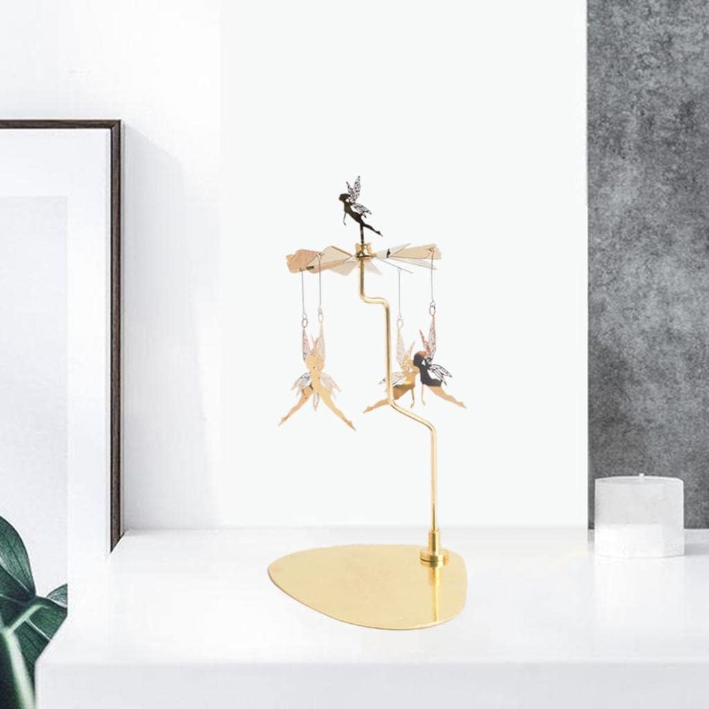 Rotating Candle Tea Light Holder with Balloon Design