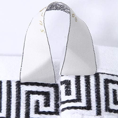 Superior 4-Piece Bath Towel Set with Greek Trim