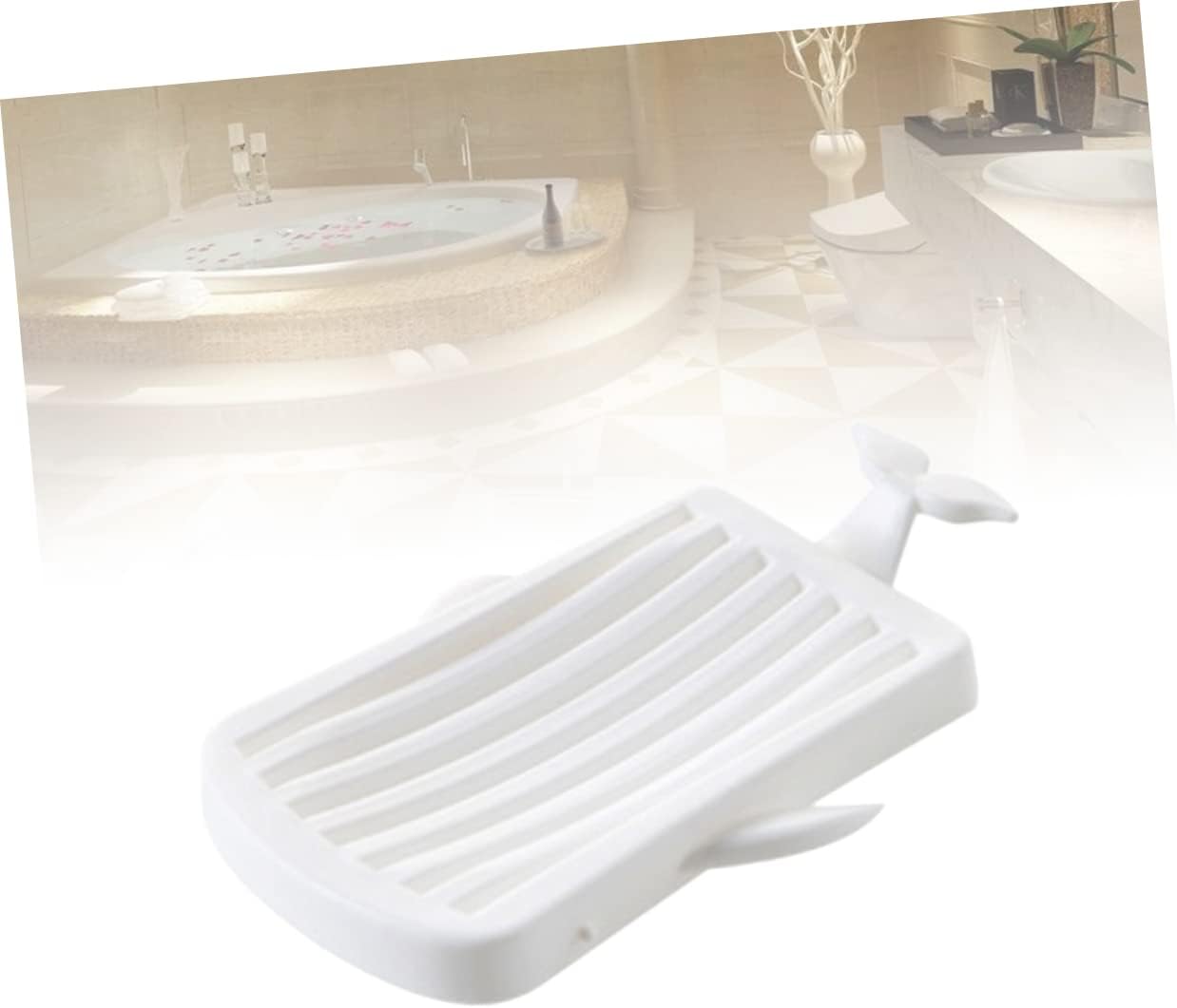 SHOWERORO Leaf Design Double Layer Soap Dish