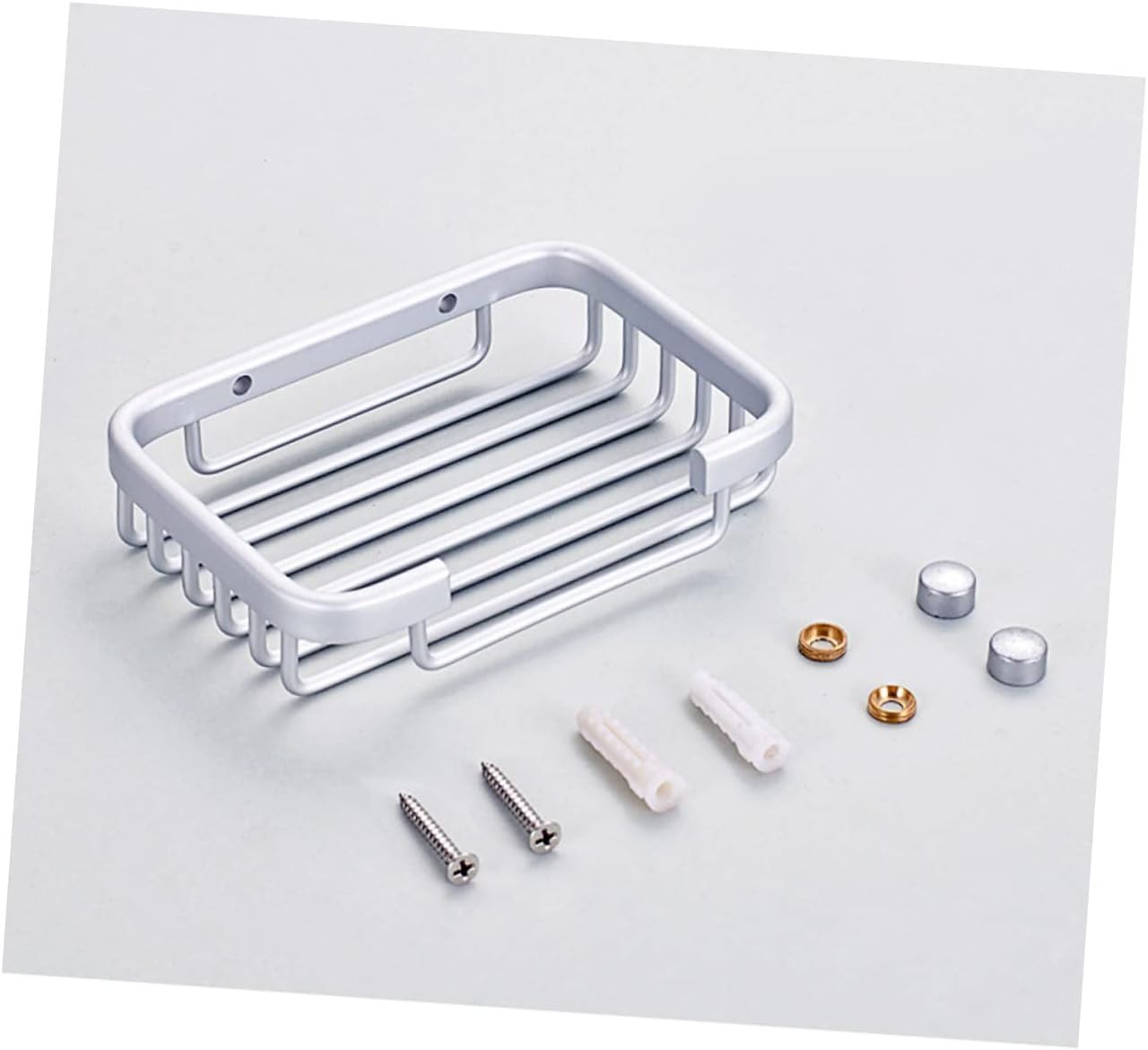 DRESSOOS Aluminum Soap Rack Wall Mount Elegant Design
