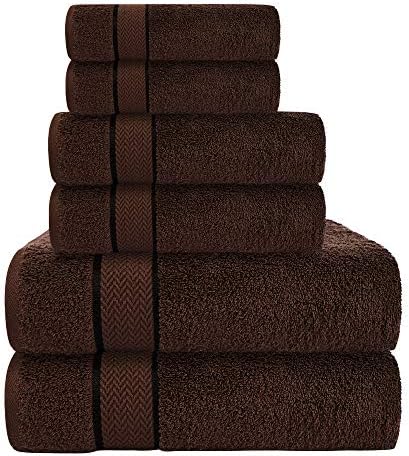 CRAFTBERRY 6 Piece Luxury Bathroom Towel Set