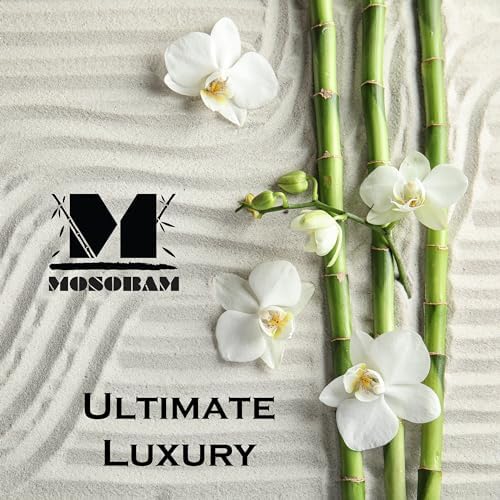 Mosobam 4pc Luxury Turkish Towel Set - Bamboo Viscose Combed Cotton