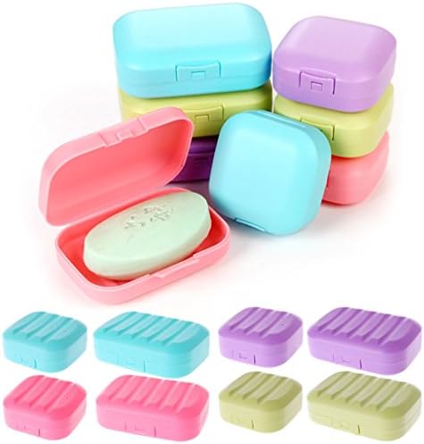 Travel Soap Dish Box with Lock Design