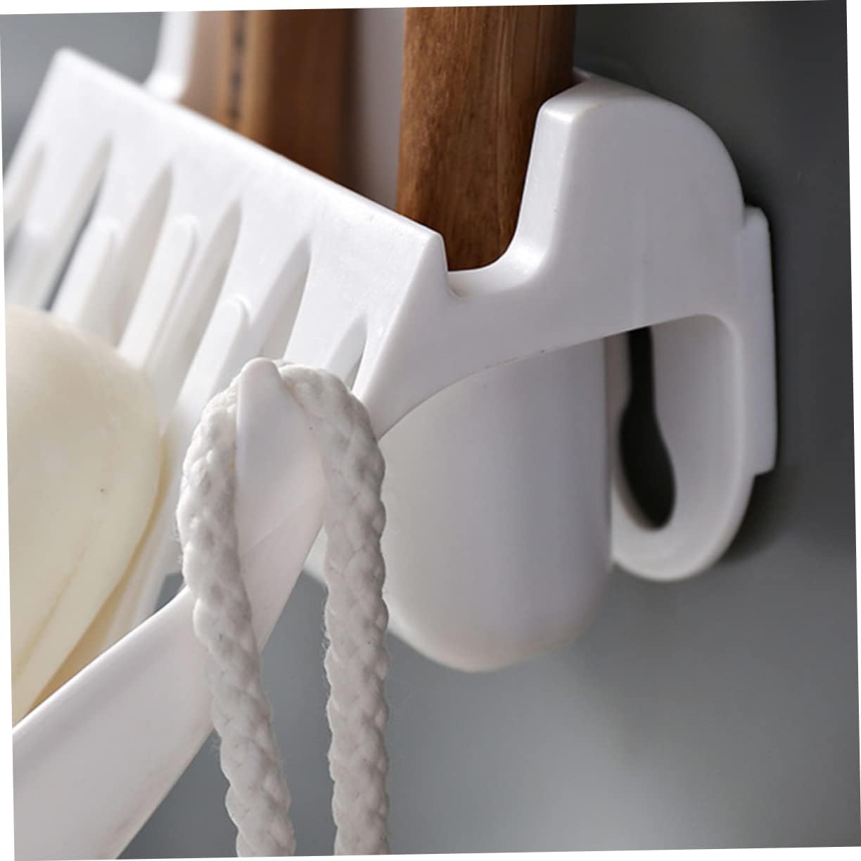 HAKIDZEL Wall-Mounted Soap Dish with Storage Rack