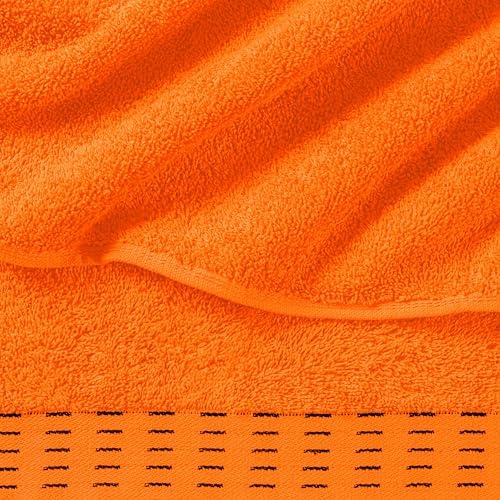 MALLONI HOME Ultra Soft 3 Pack Cotton Towel Set - Orange