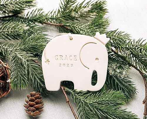 Personalized Babys First Christmas Ornament 2024
