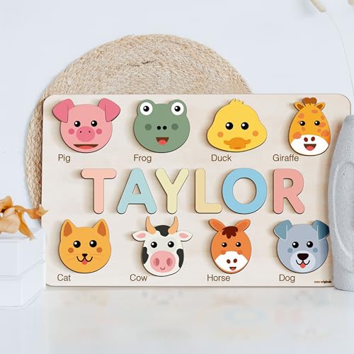 Zuzu Puzzle - Personalized Wooden Name Toy for Toddlers