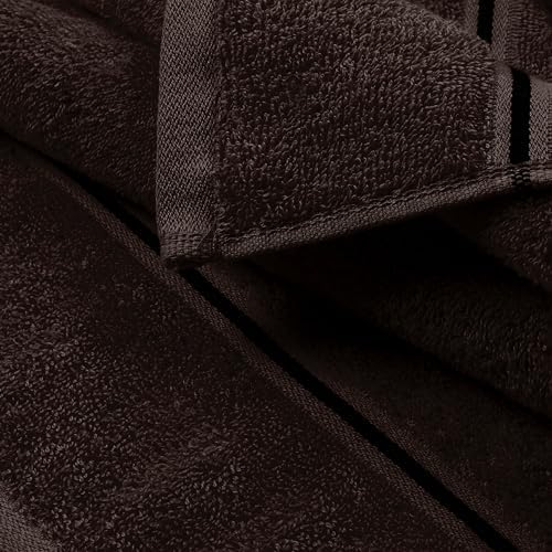 MyOwn Ultra Soft 3 Pack Cotton Towel Set - Chocolate Brown 1