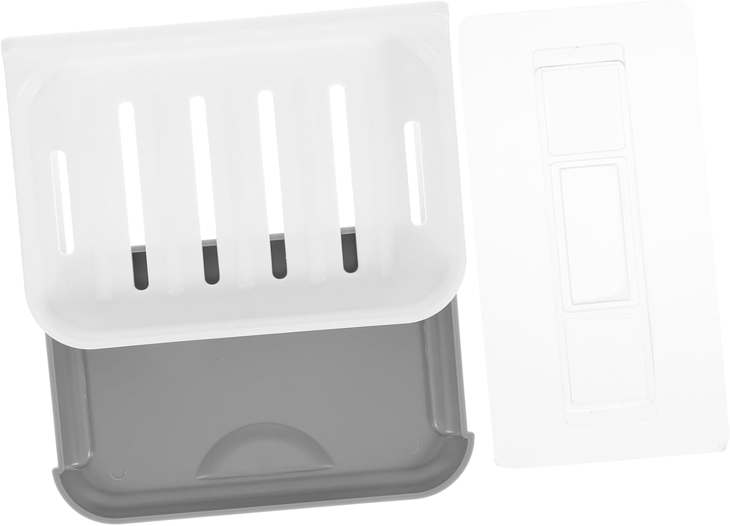 1set Dish Wall-Mounted Fast-Drying Soap Holder for Bathroom