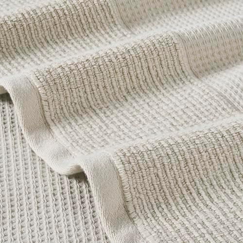 Modern Threads Waffle-Rib Towel Set 6 Piece Taupe