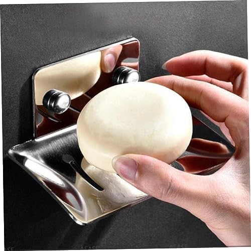 HOLIDYOYO Modern Design Stainless Steel Soap Dish Holder