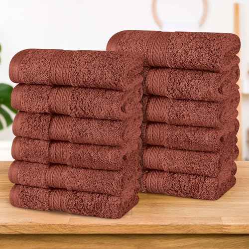 BLUENILEMILLS Cotton Luxury Face Towel Set of 12