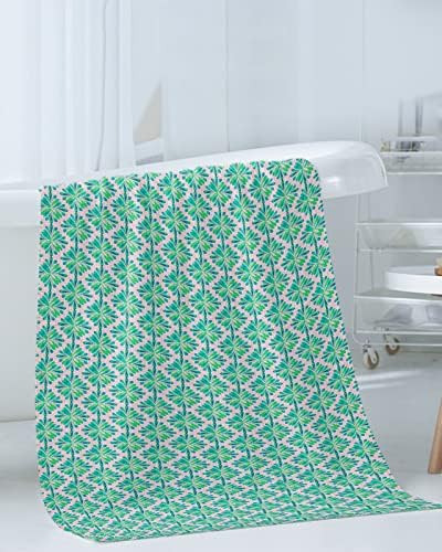 Boanket Aqua Flowers 3-Piece Towel Set for Bathroom and Hotel