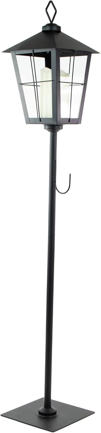 Northlight Decorative Candle Lantern Wreath Holder 4375 Black