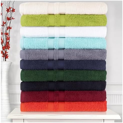 Superior Ultra-Soft 3-Piece Cotton Towel Set - Tangerine