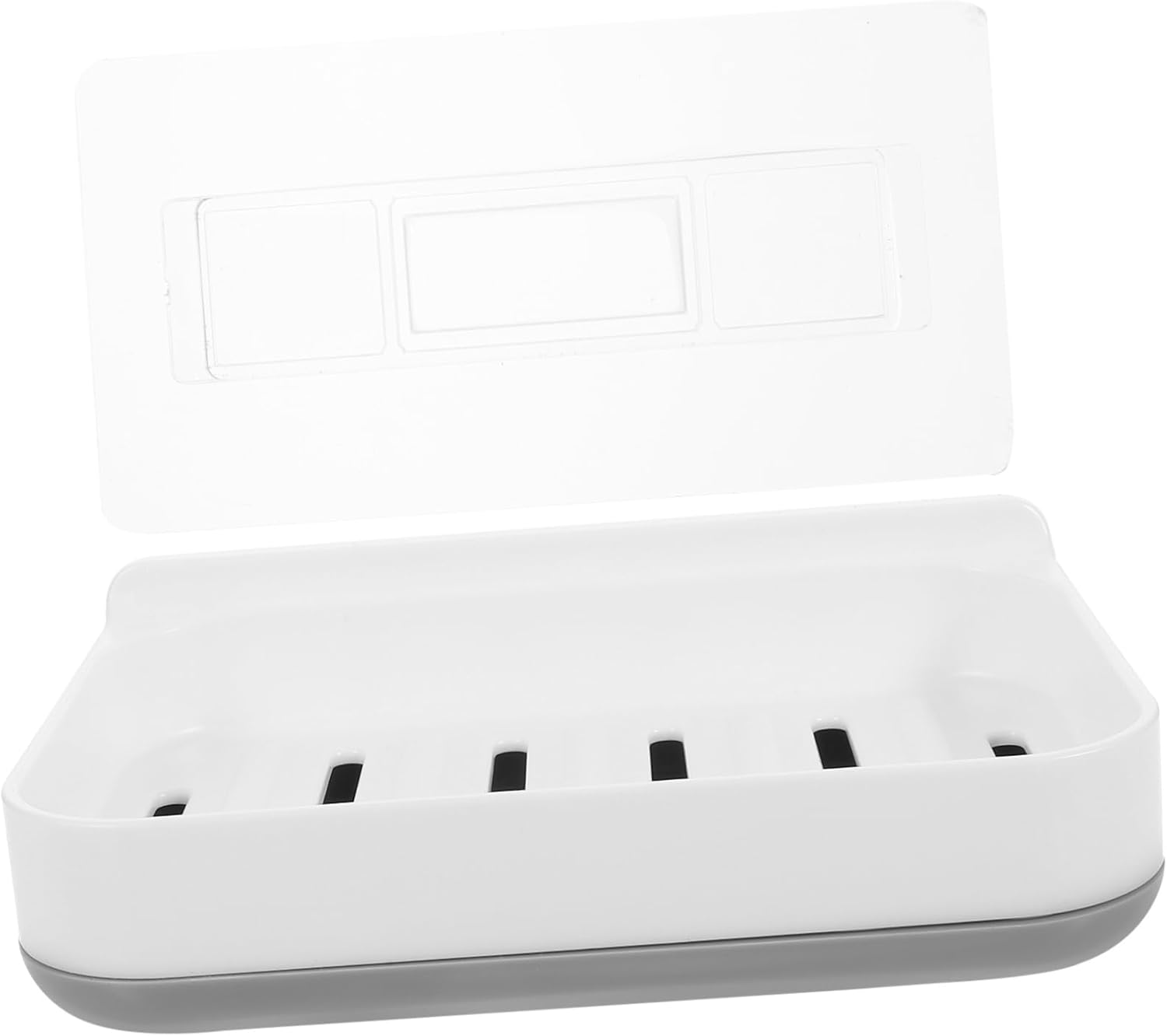 UTHCLO 1Set Absorbent Soap Dish Wall-Mounted Bathroom Organizer