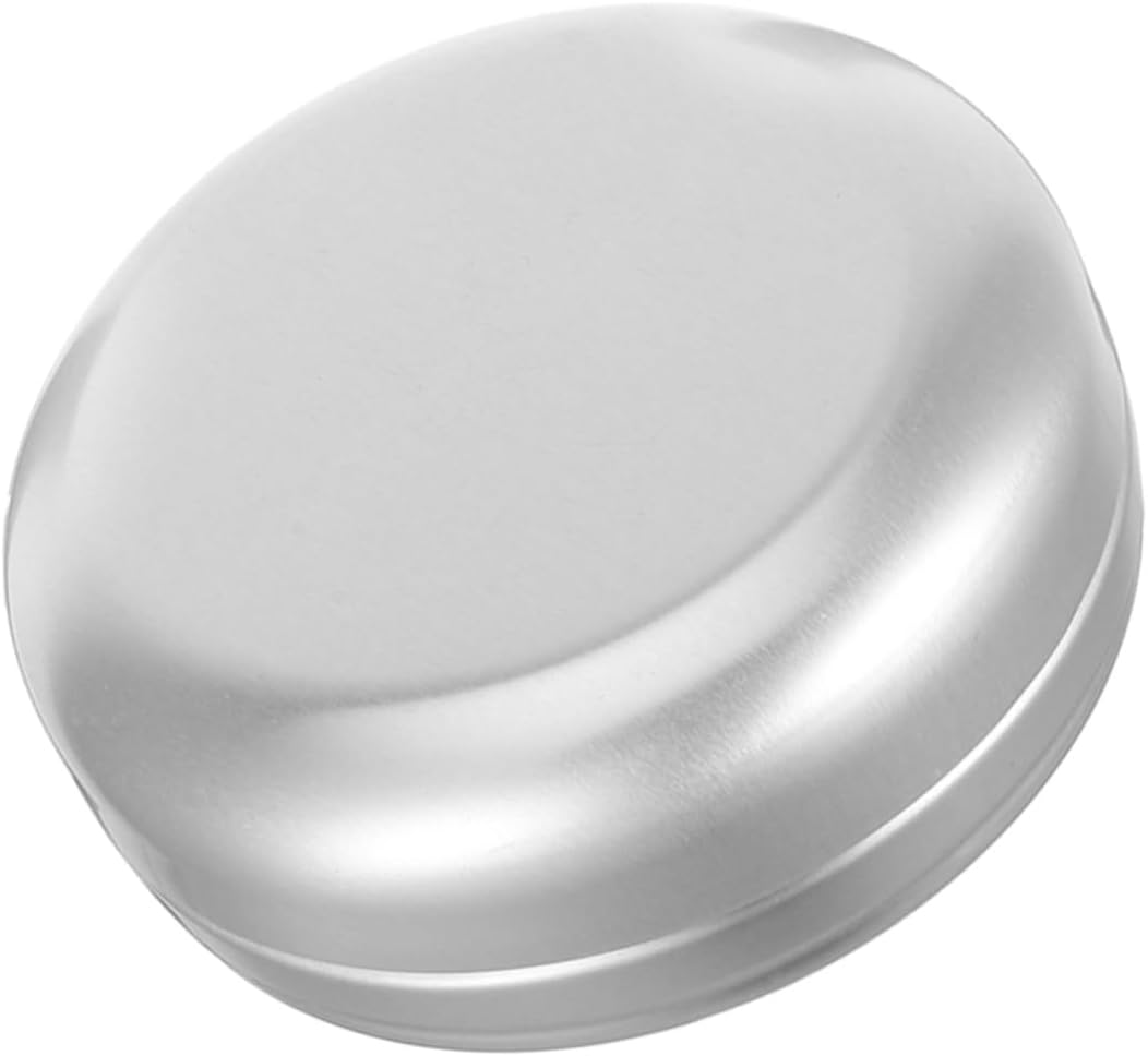 Space-Saving Round Aluminum Soap Dish Travel-Friendly Easy Maintenance