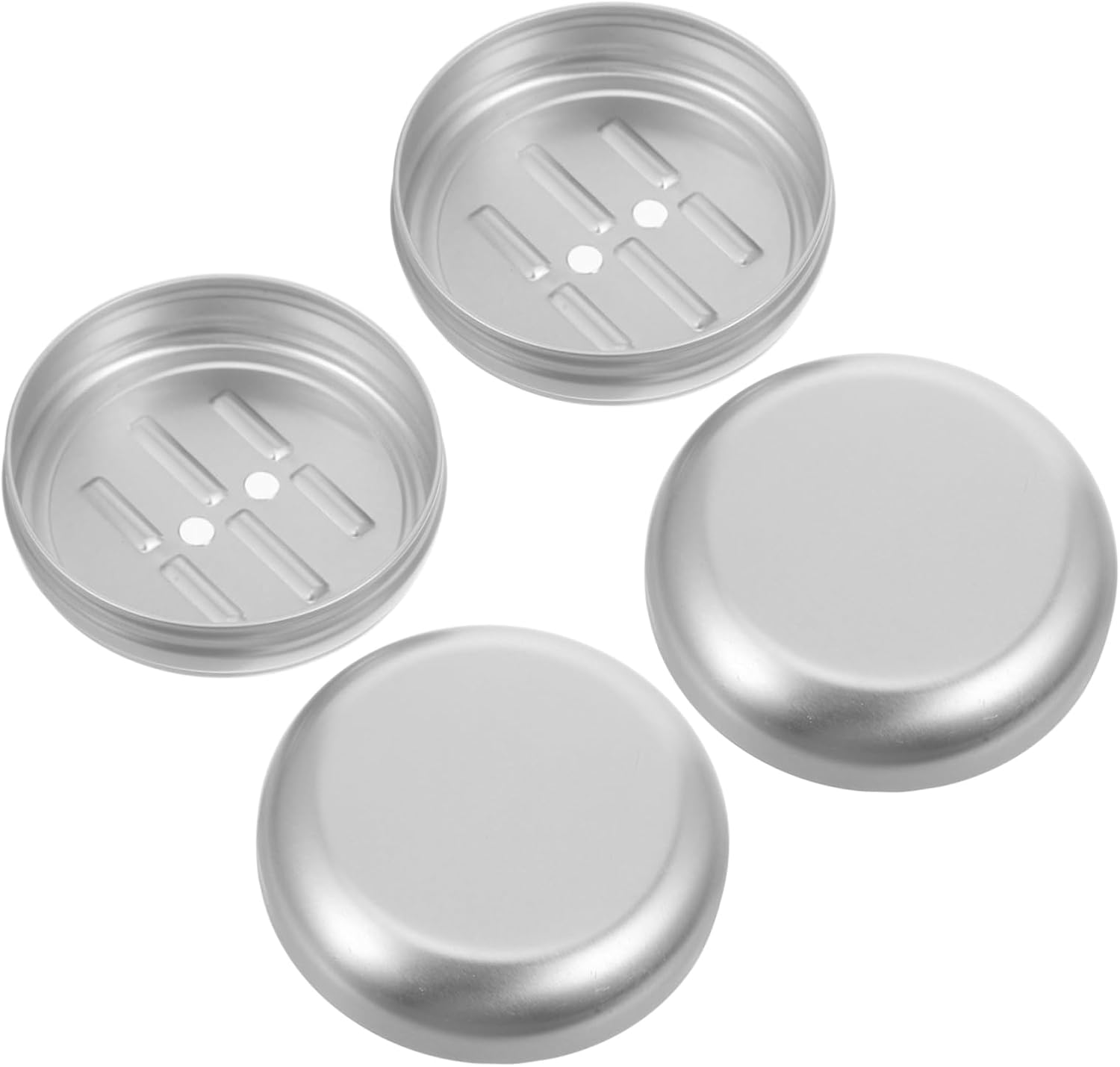 2pcs Travel Soap Dish Holder Leakproof Soap Case with Lid