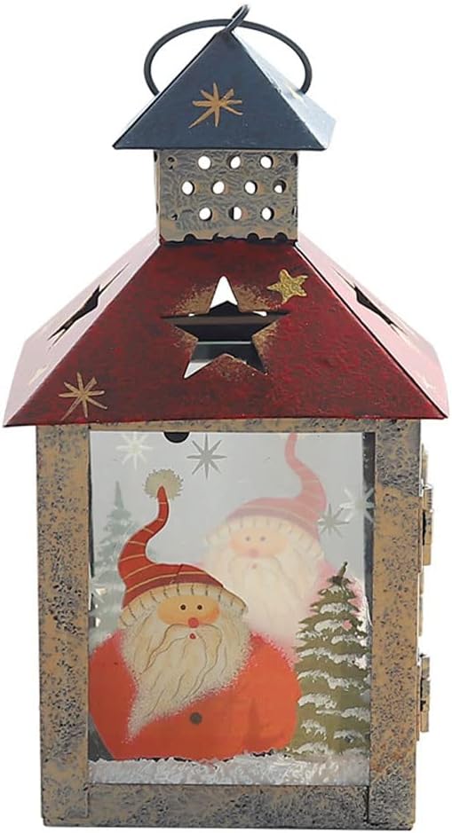DOWNER Decorative Candle Lantern with Hanging Hook