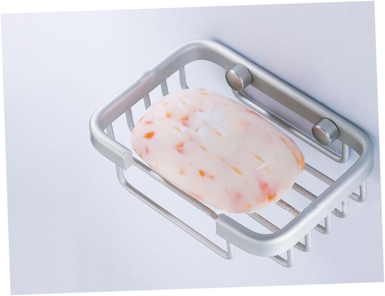 Hoement Wall Mount Soap Holder Modern Aluminum Design