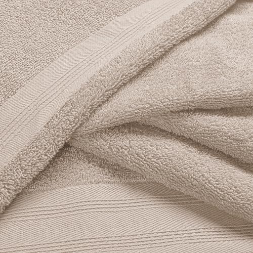 Ultra Soft 3 Pack Cotton Towel Set - Tan 1
