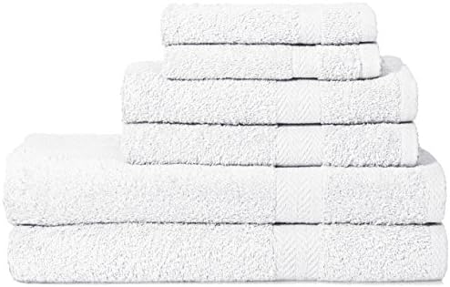 Lintex Linens 840524 6-Piece Cotton Terry Bath Towel Set