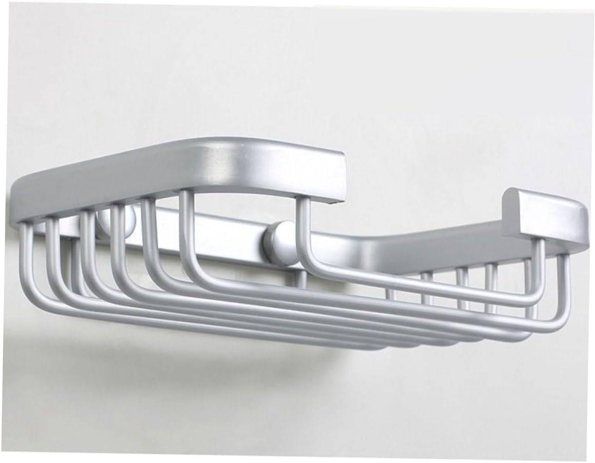 Modern Brushed Aluminum Soap Holder Organizer 1