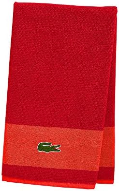 Lacoste Match Bath Towel - Striped Design 1