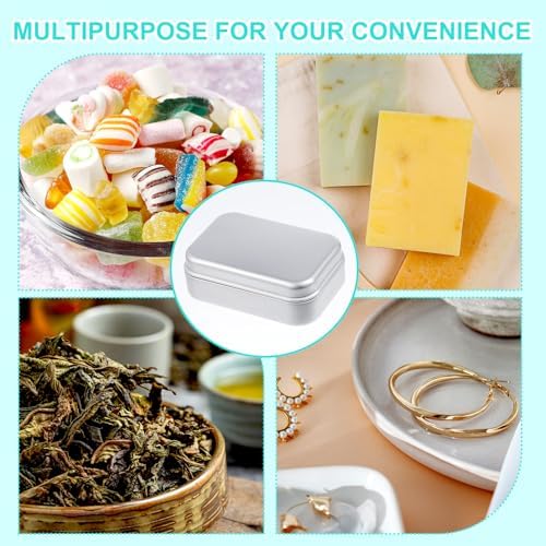Tyqour Aluminium Travel Soap Container with Lid