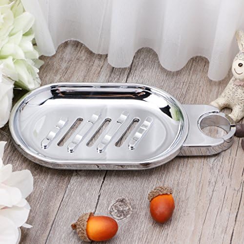 ZHORCIN Clip-on Soap Dish Tray Holder for 22mm Sliding Diameter