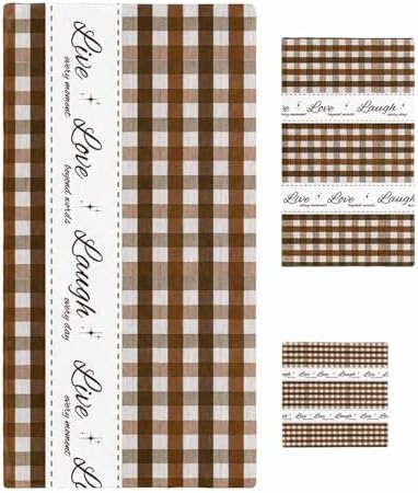 Chees D Zone Farm Stripe Retro Linen Bath Towel Set 1