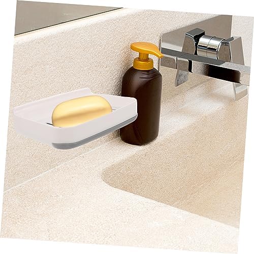 HOLIDYOYO Absorbent Diatom Soap Dish Sturdy Holder No Drill