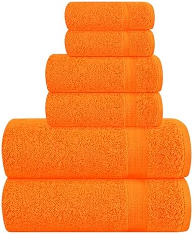 MyOwn 6 Piece Towel Set - 100 Combed Cotton Luxury Hotel Quality