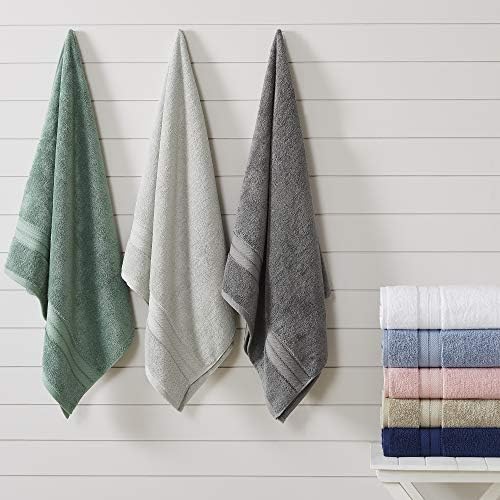 Modern Threads - 6-Piece Combed Cotton Towel Set in Charcoal