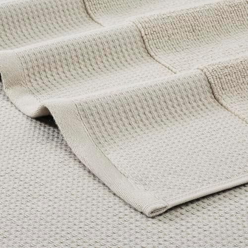 Modern Threads Waffle-Rib Towel Set 6 Piece Taupe